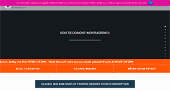 Desktop Screenshot of golfdedomont.com